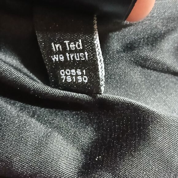 Ted Baker Tammara Black Embroidered Collar Party Cocktail Sheath Dress 3 (8) - Picture 9 of 11